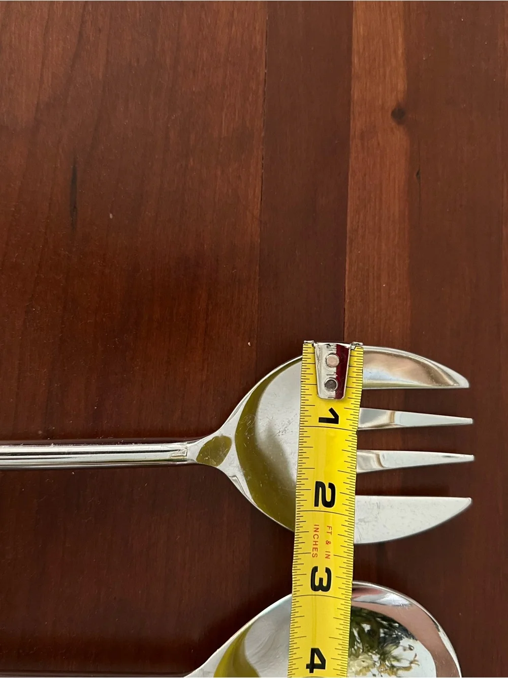 Vintage Pottery Barn Shell Salad Serving Utensils